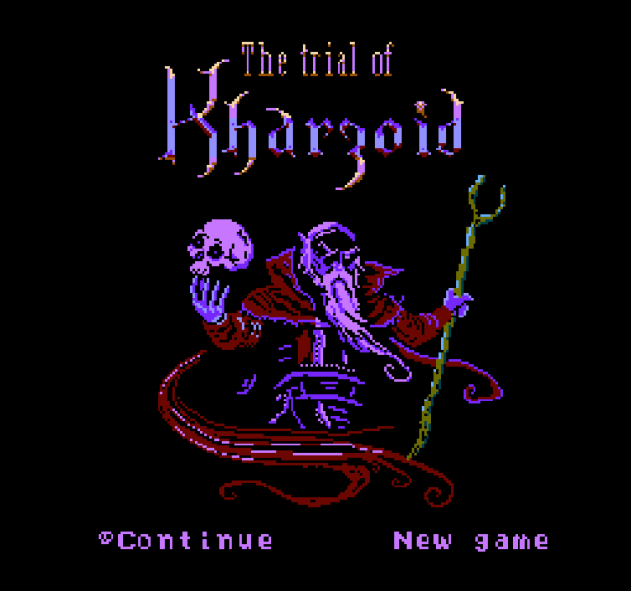 Trial of Kharzoid Title Screen