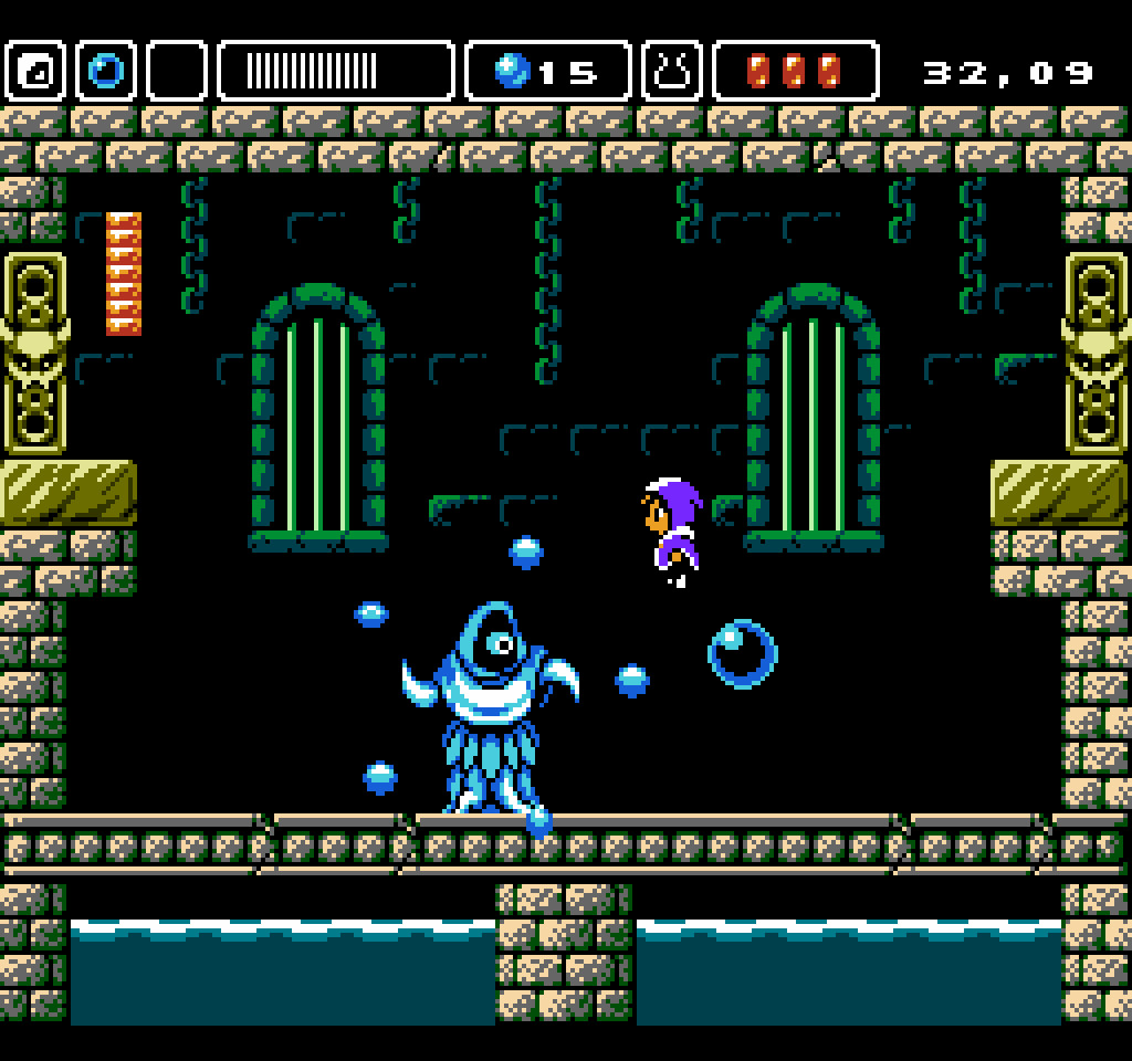 Alwa's Awakening NES Sea Monk Boss