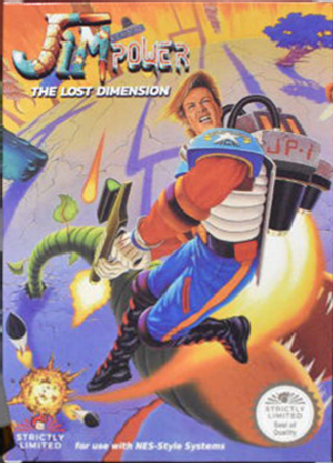 Jim Power NES cover art